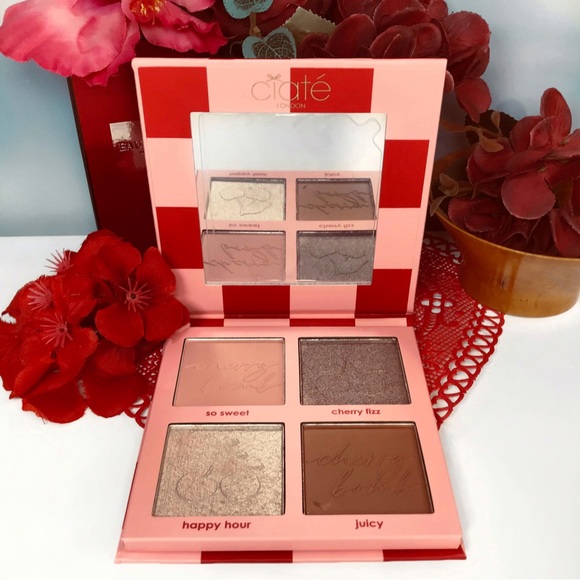 Ciate London Cherry Bomb Blush and Highlighter Palette Light Medium 16g *BNIB - Picture 1 of 16